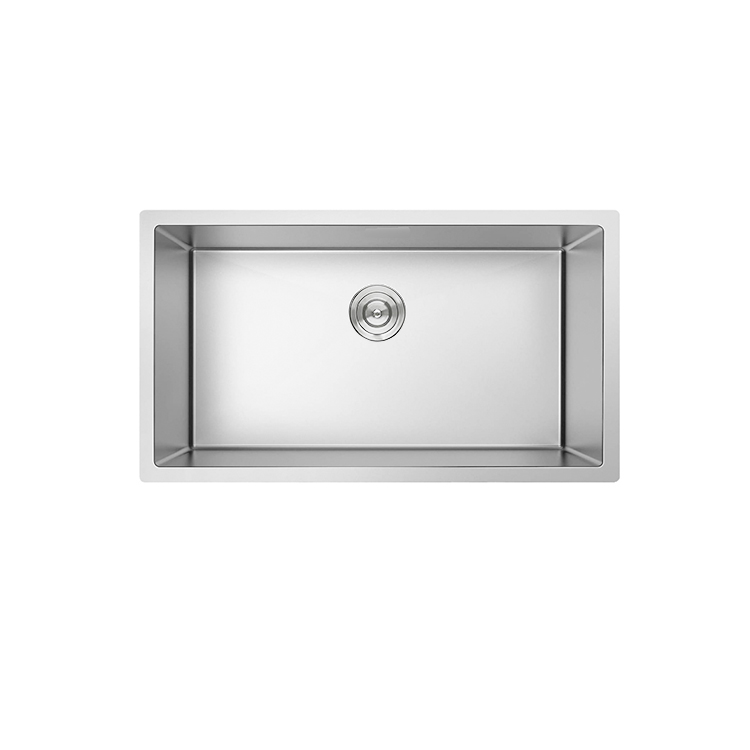 Stainless steel 304 Satin Undermount kitchen handmade single bowl sink 7346