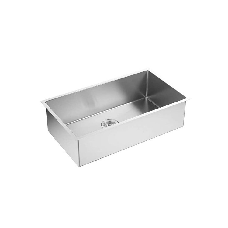 CUPC Stainless steel 304 Satin Undermount kitchen handcrafted single bowl sink 3118